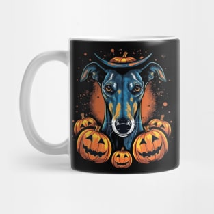 Greyhound Halloween Mug